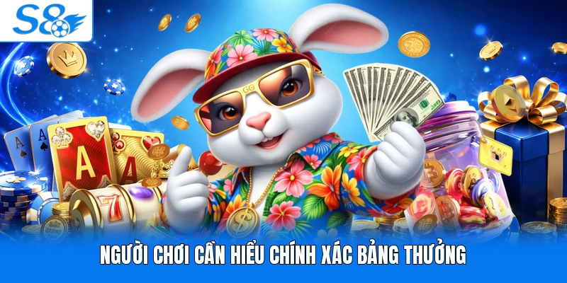 Người chơi cần hiểu chính xác bảng thưởng 